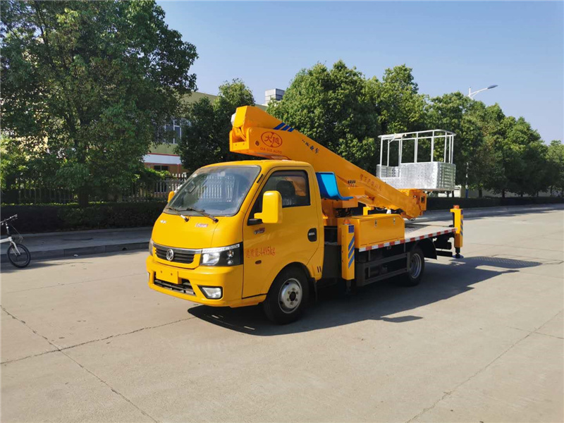 國六23S藍牌東風塗逸單排高空作業車