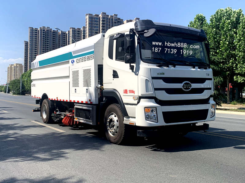 大型比亞迪洗掃車純電動