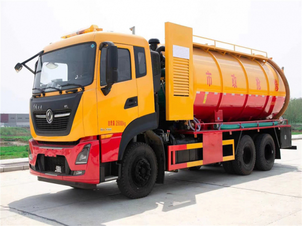 天龍22方清洗吸汙車